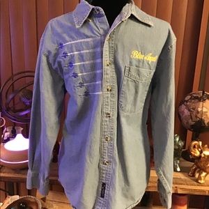 Vintage Blue Angels Denim Shirt
